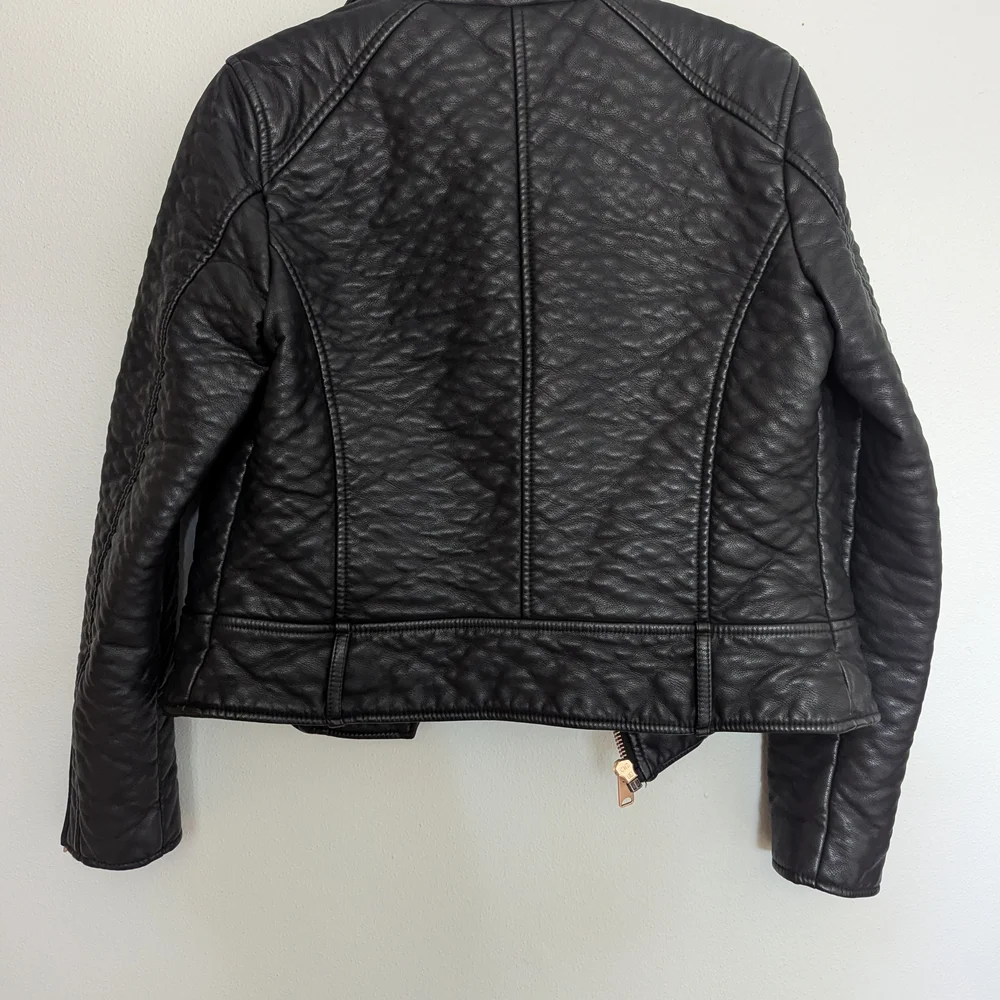 Marc New York Black Textured Leather Jacket - Picture 7 of 7
